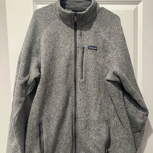Patagonia Heather Gray Fleece Jacket